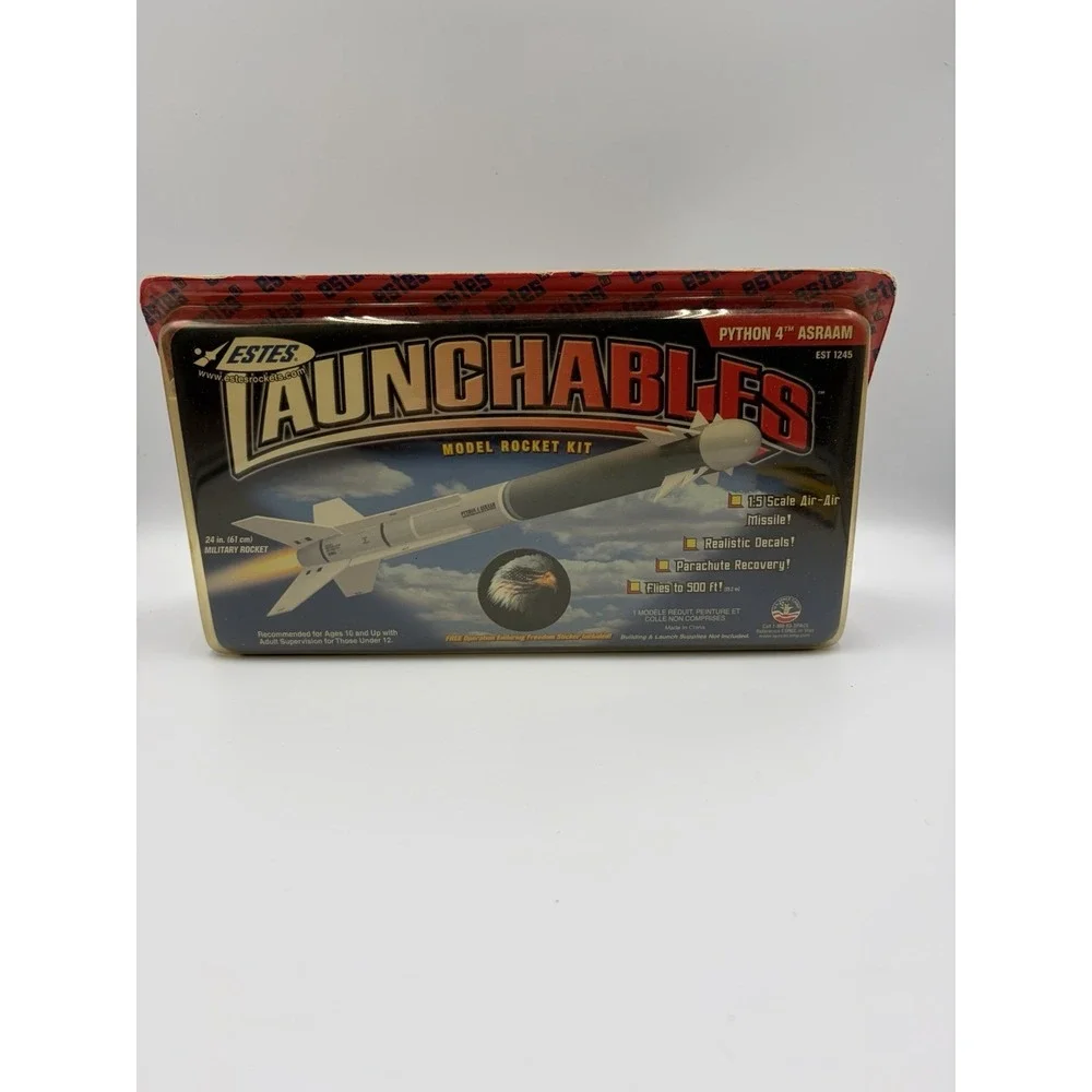 Estes Python 4 Flying Model Rocket Kit 1245 ASRAAM Model Rocket New Sealed